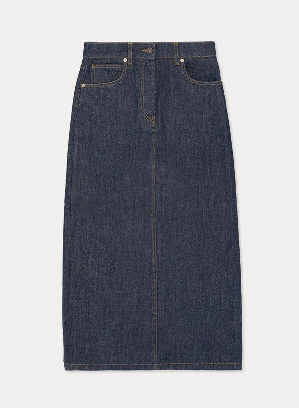 Jorgy Denim Skirt Indigo Rinse