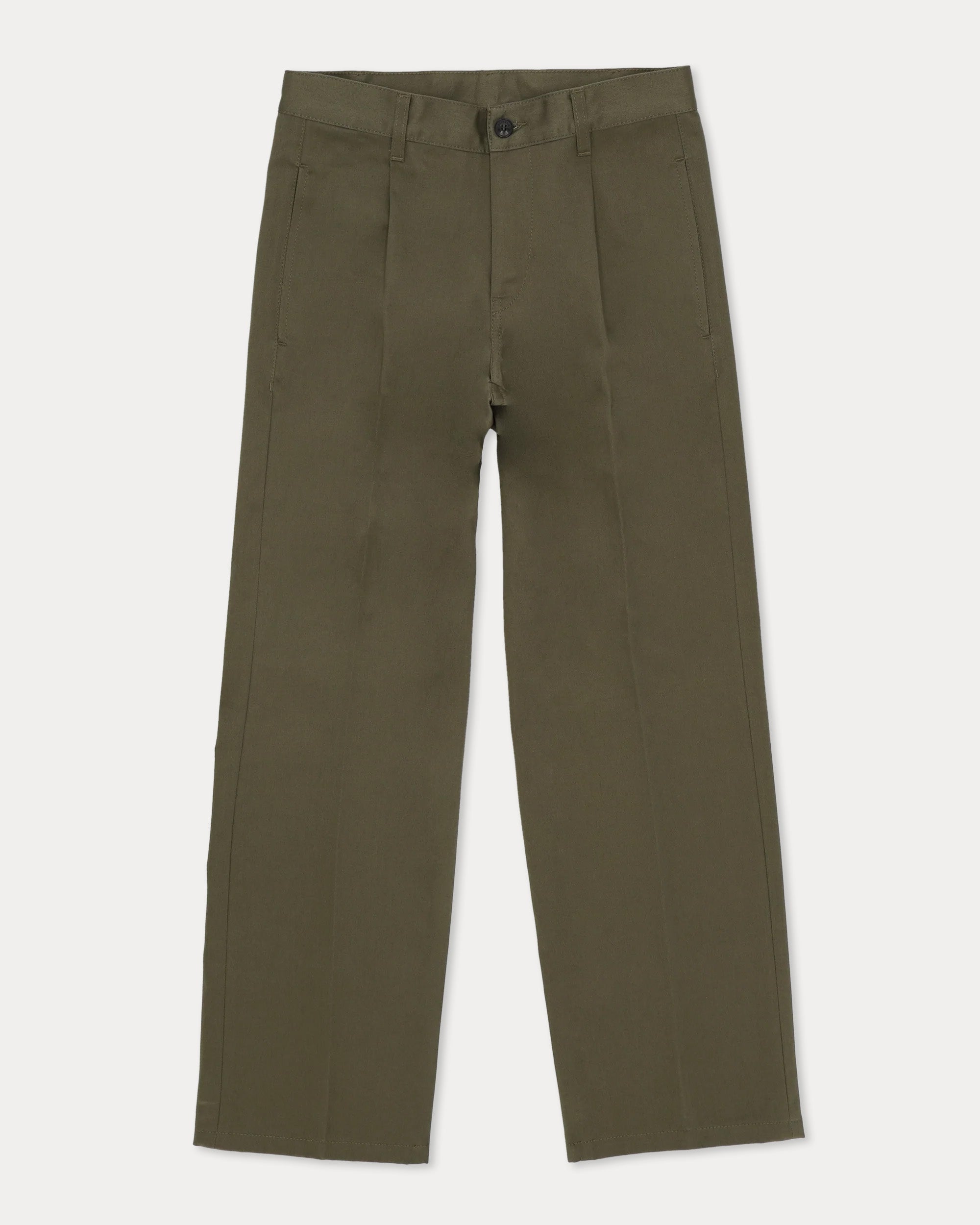 Judy Pantaloni in Gabardine di Cotone con Pences