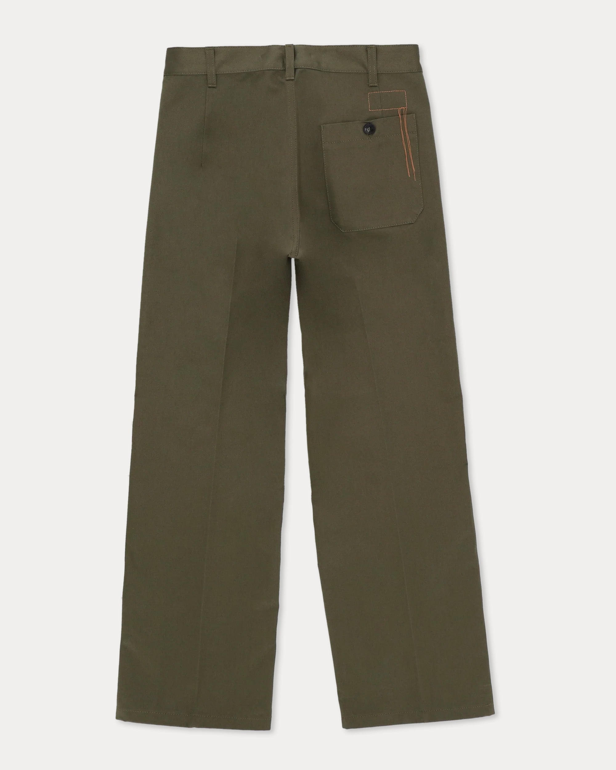 Judy Pantaloni in Gabardine di Cotone con Pences