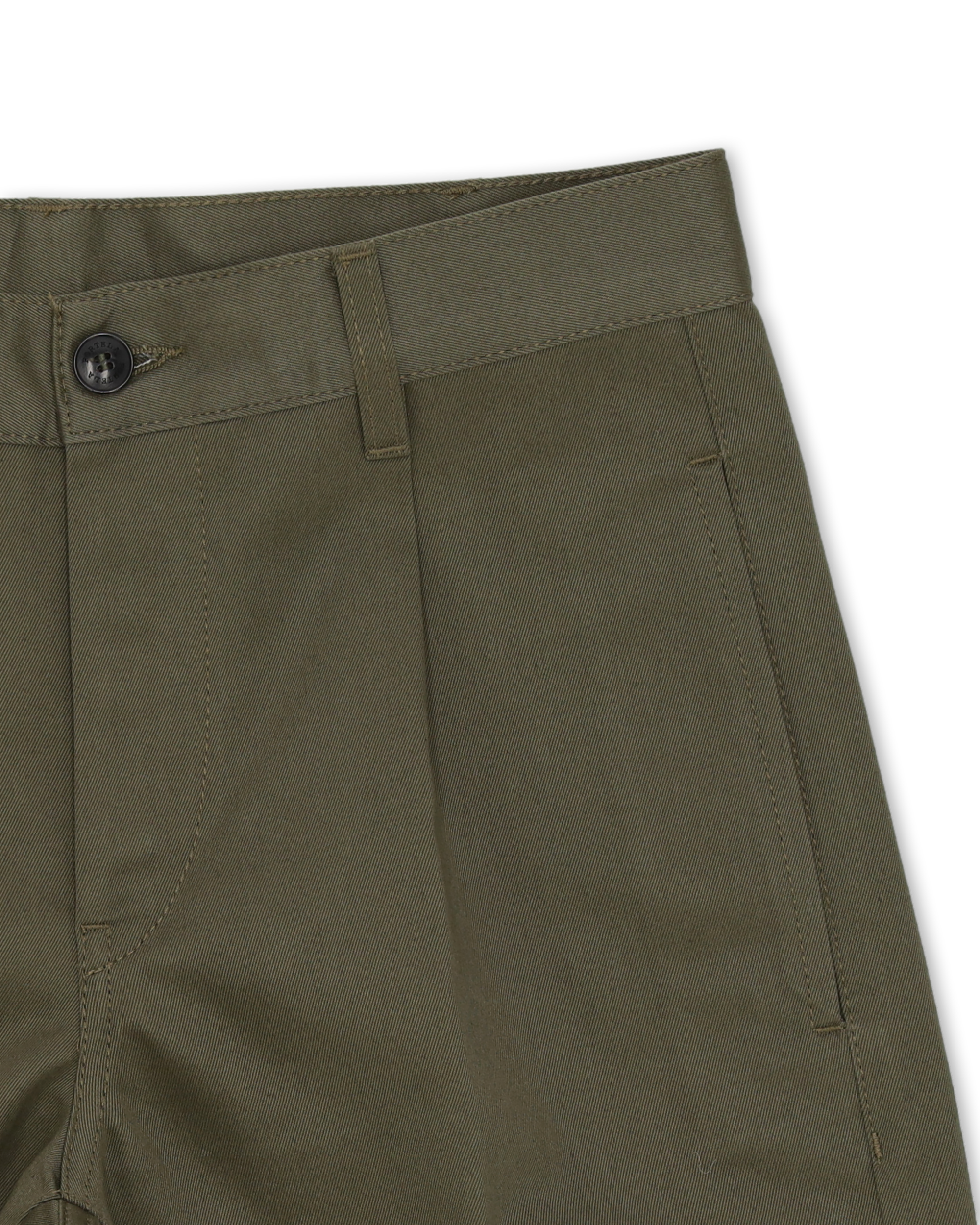 Judy Pantaloni in Gabardine di Cotone con Pences