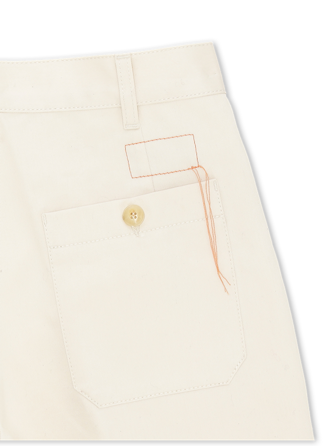 Judy Heavy Gabardine Cotton Trousers