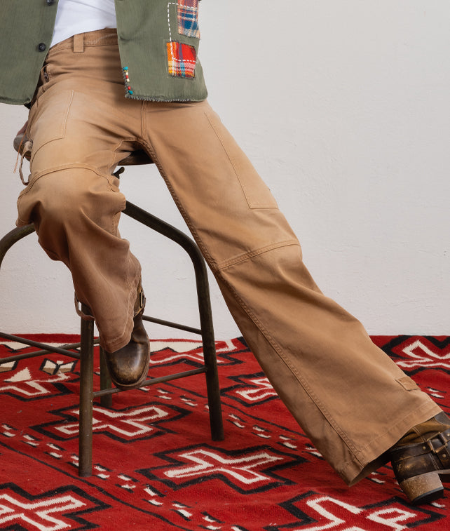 Juniat Trousers Cargo Twill Cotton