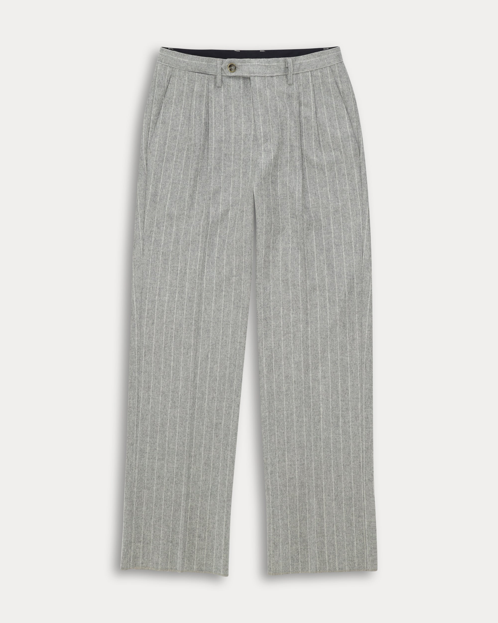 Justine Pinstripe Fresco Wool Trousers