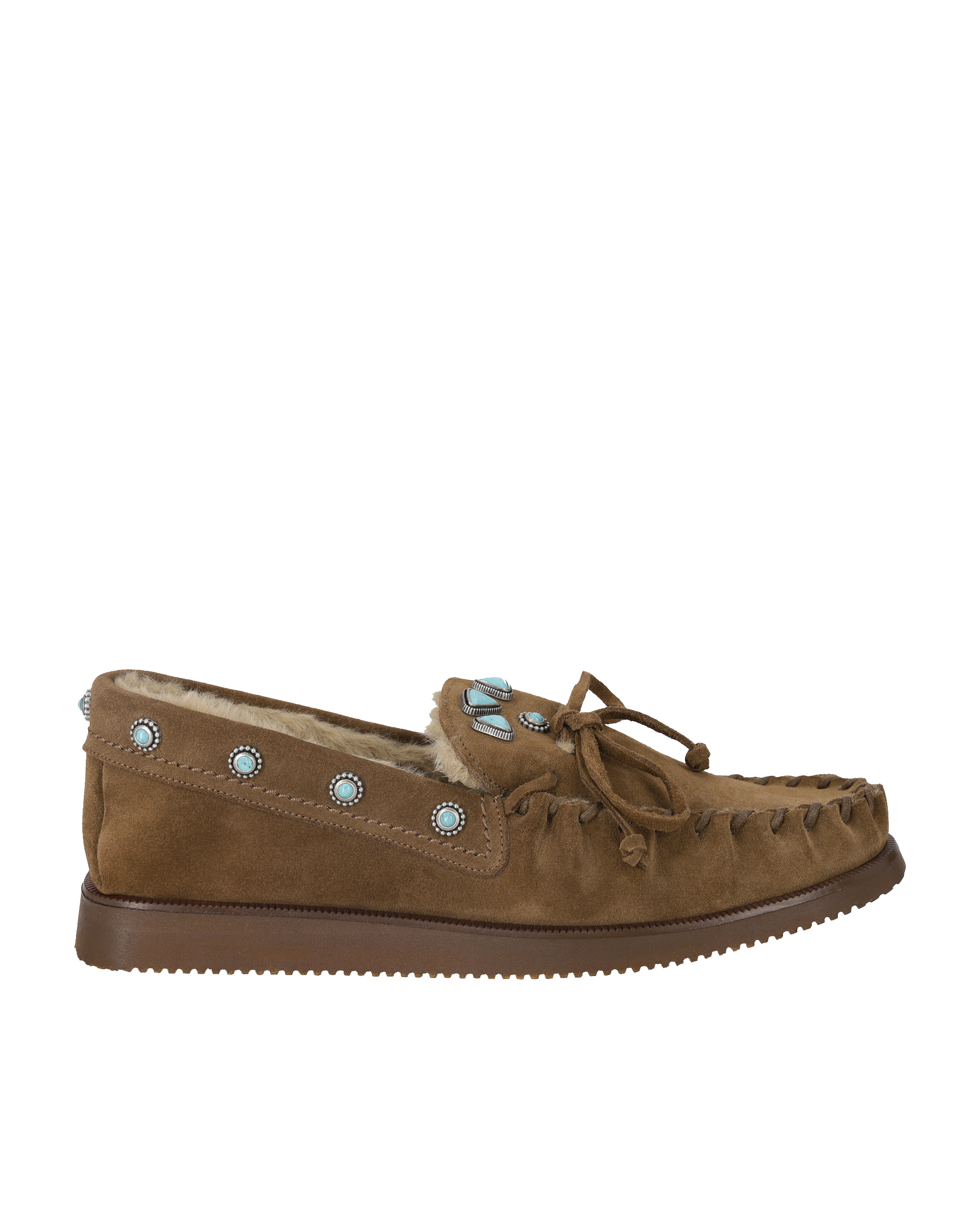 Lakota Mocassini Navajo In Pelle Scamosciata