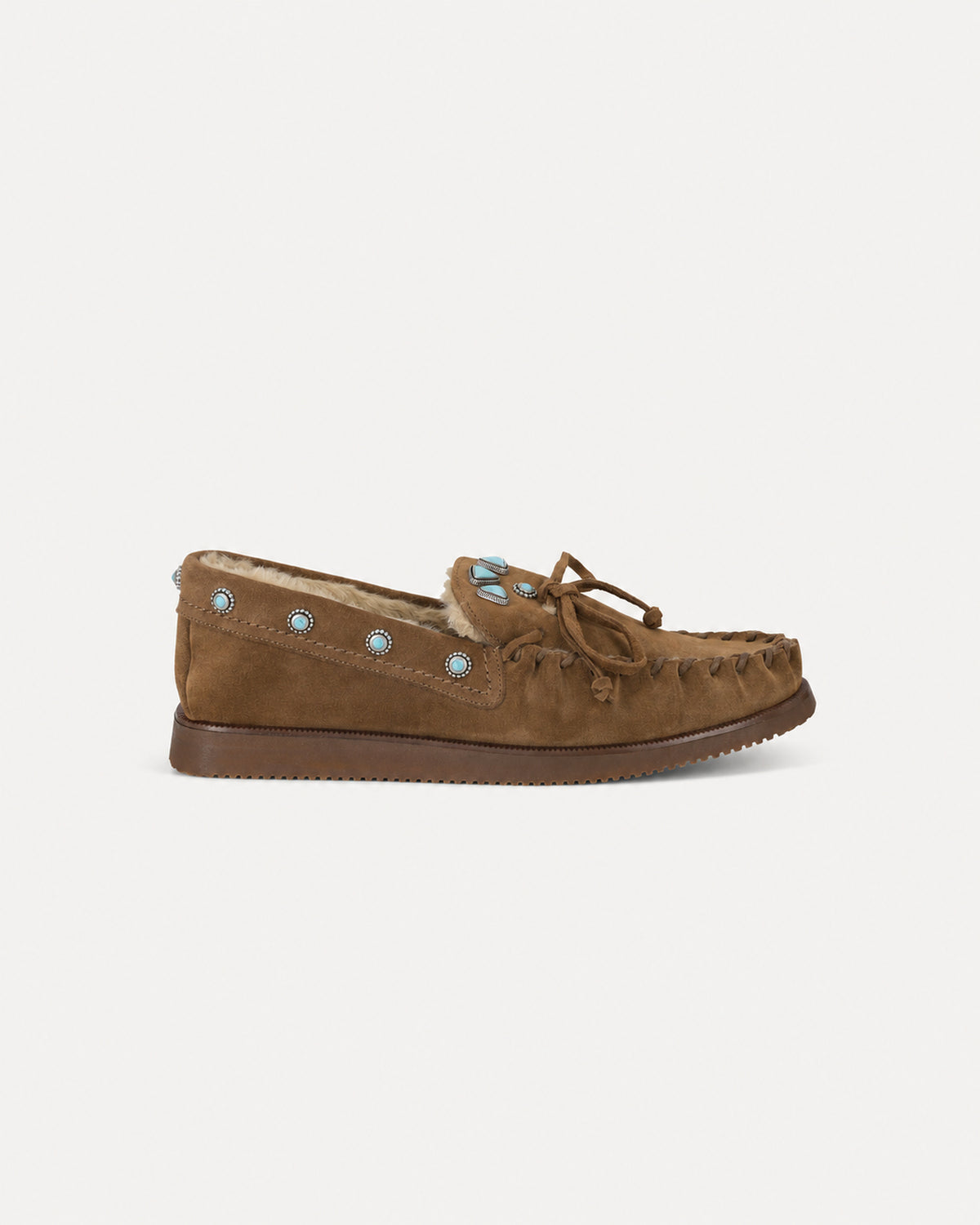 Lakota Mocassini Navajo In Pelle Scamosciata