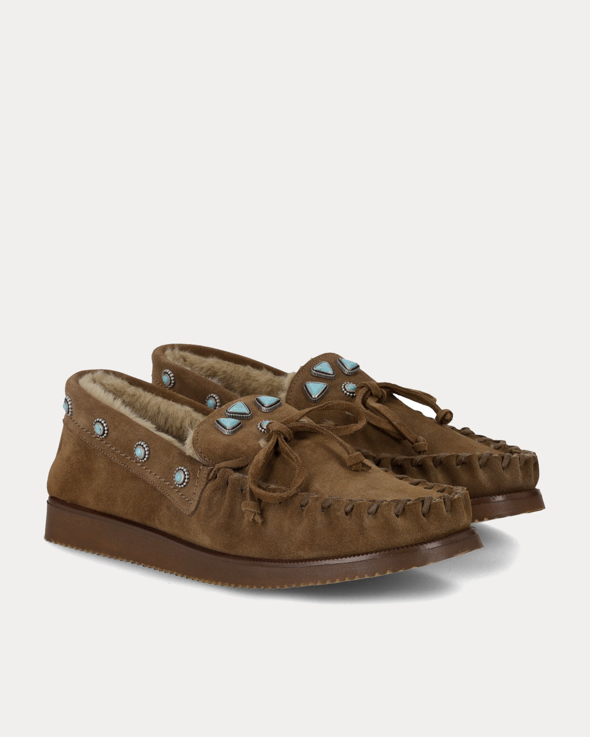 Lakota Mocassini Navajo In Pelle Scamosciata