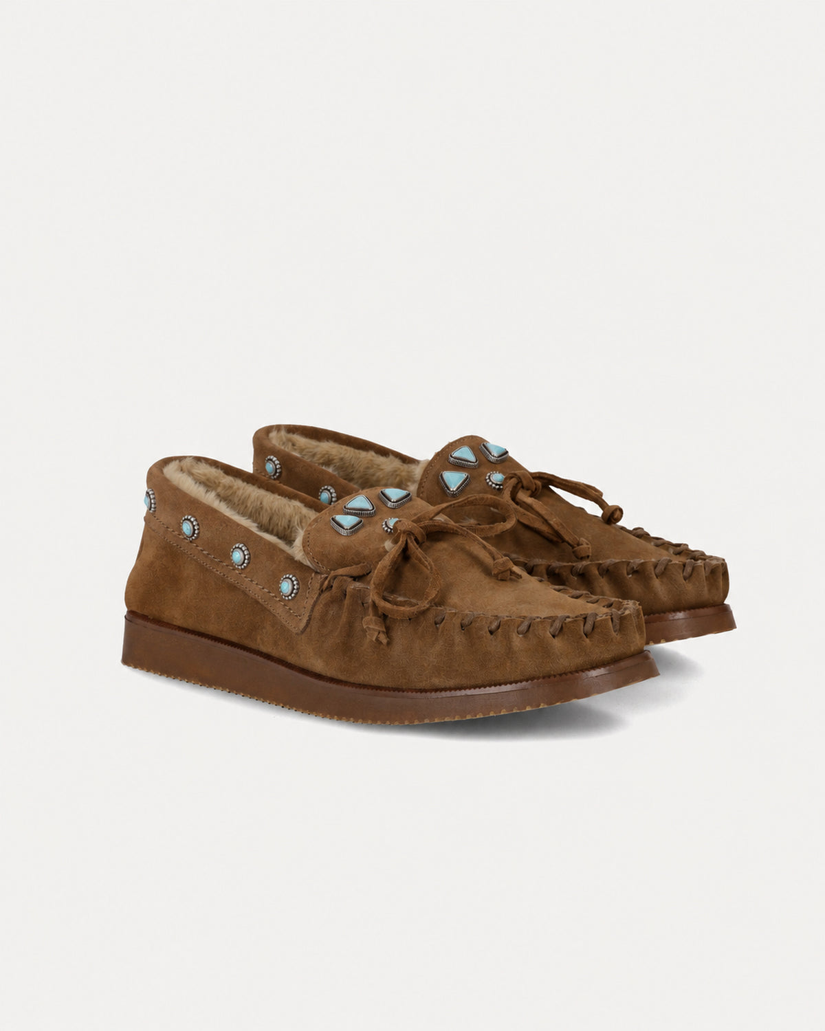 Lakota Mocassini Navajo In Pelle Scamosciata
