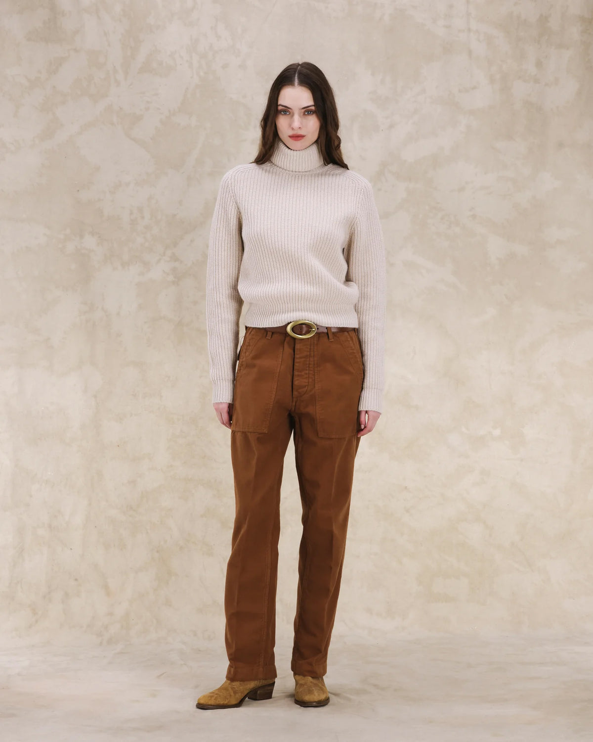 Laura Cashmere Turtleneck Sweater