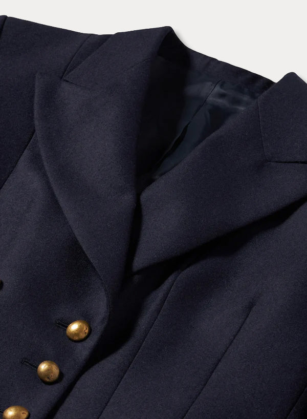 Laureen Double-Breasted Classic Wool Jacket