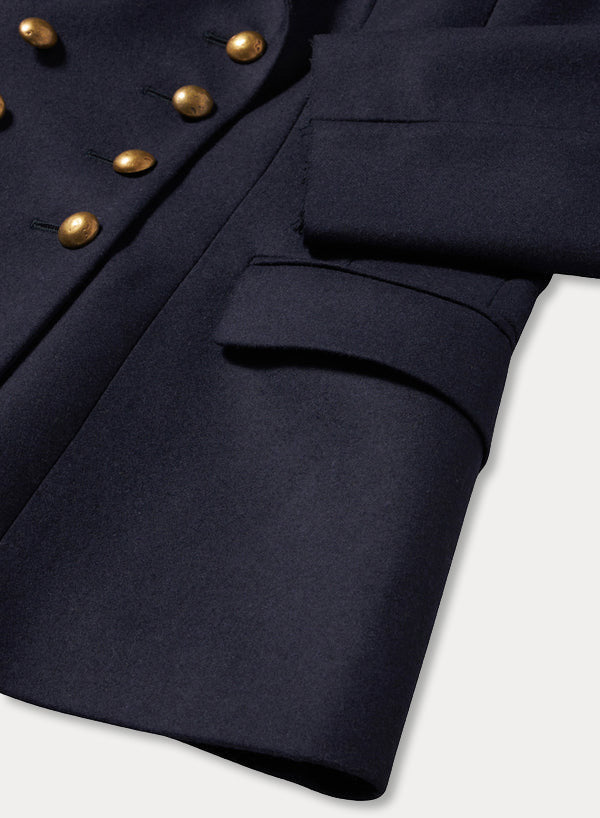 Laureen Double-Breasted Classic Wool Jacket