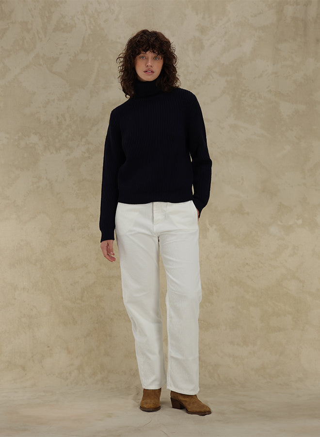 Leona Maglione Collo Alto Lana e Cashmere