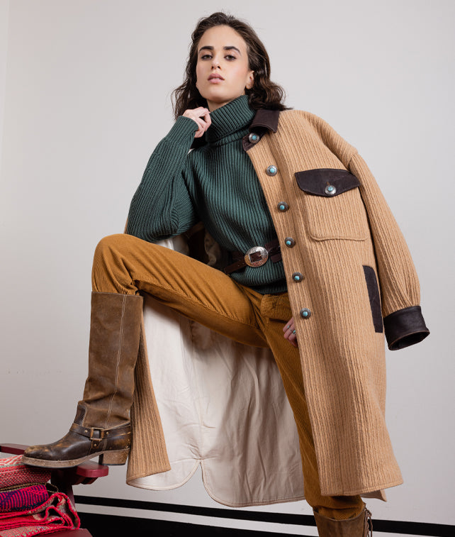 Leona Maglione Collo Alto In Lana