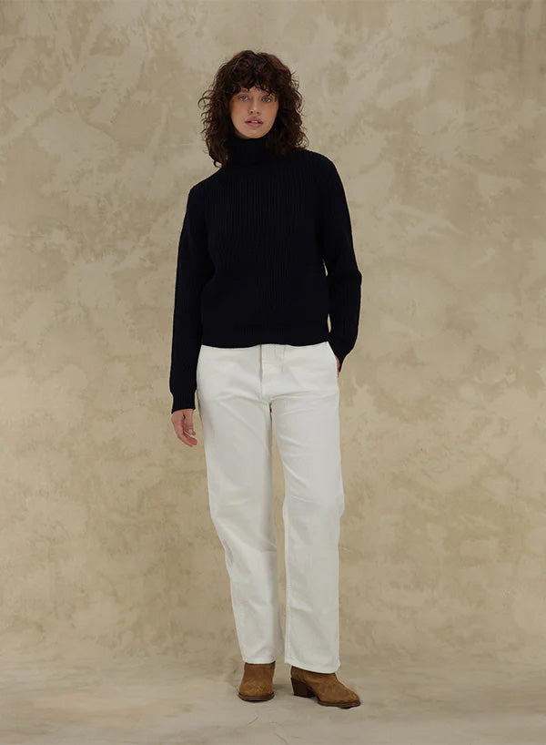 Leona Maglione Collo Alto Lana e Cashmere