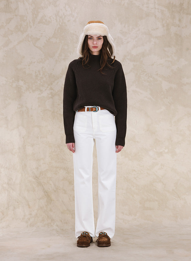 Leona Maglione Collo Alto Lana e Cashmere