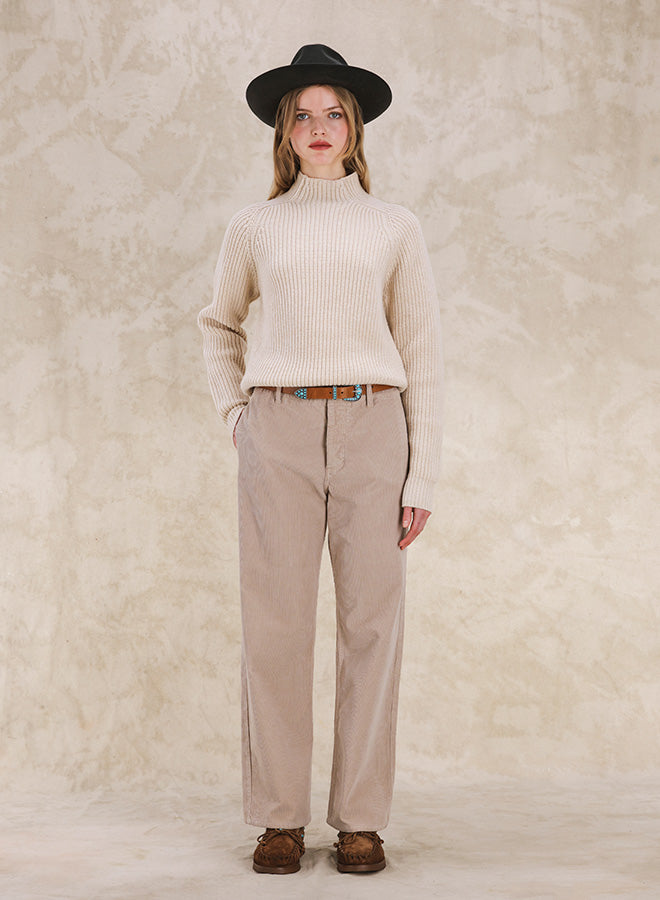 Leona Maglione Collo Alto Lana e Cashmere