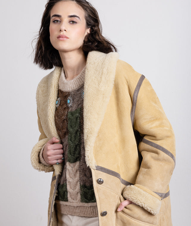 Letitia Sweater Crewneck Patchwork