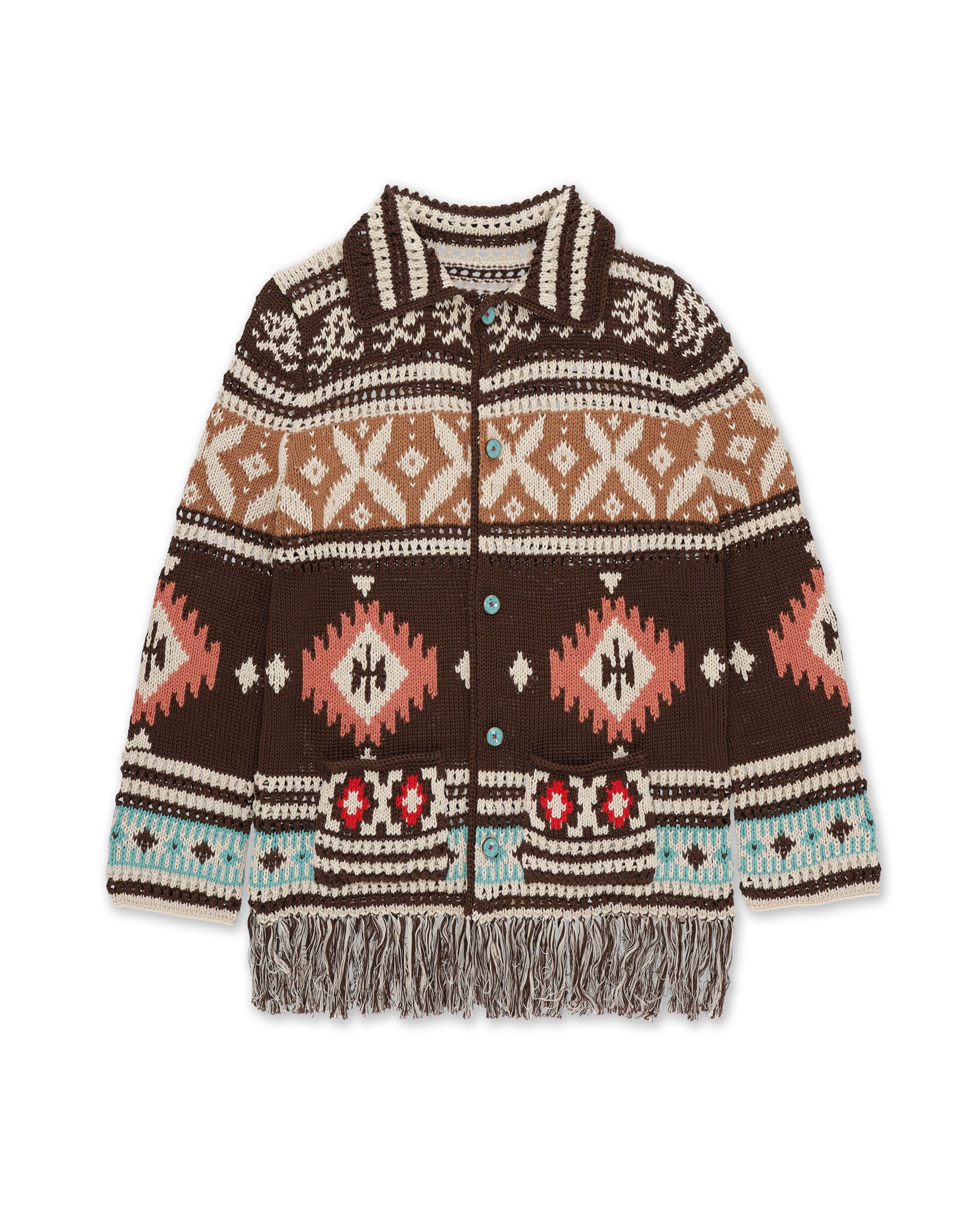 Lilly Cardigan Navajo In Alpaca E Cotone