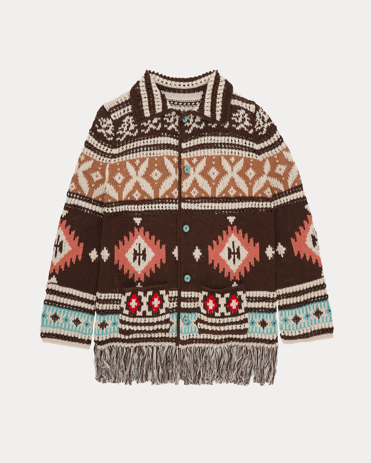 Lilly Cardigan Navajo In Alpaca E Cotone