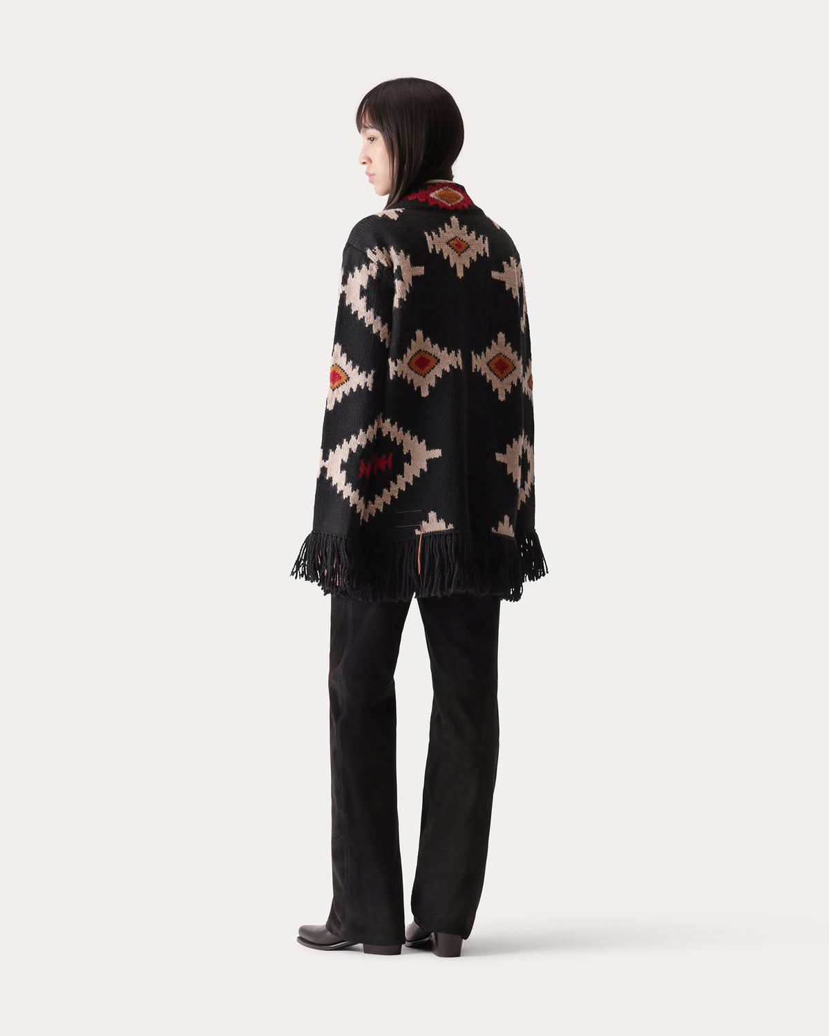 Liora Cardigan Navajo in Lana Alpaca