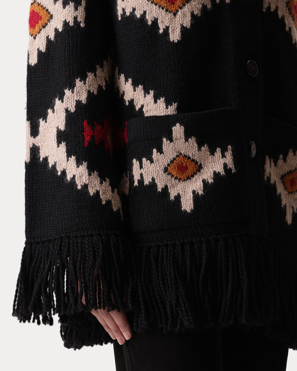 Liora Cardigan Navajo in Lana Alpaca