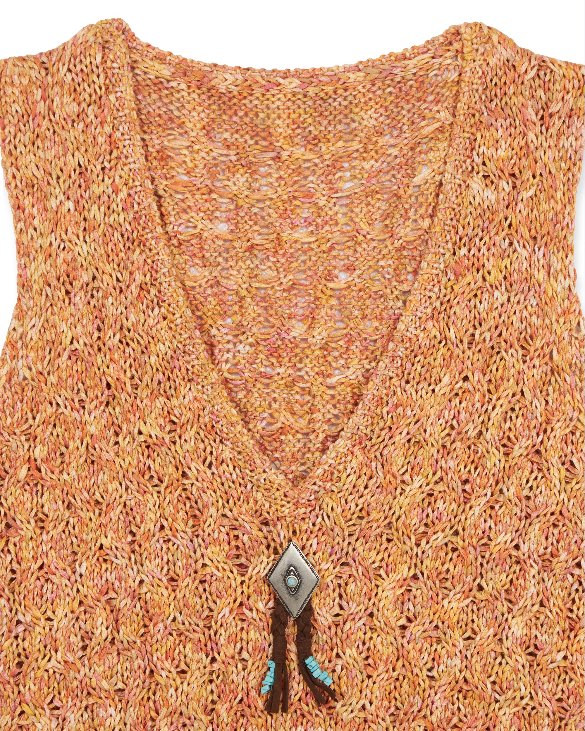 Lizzy Gilet in Maglia di Cotone Melange