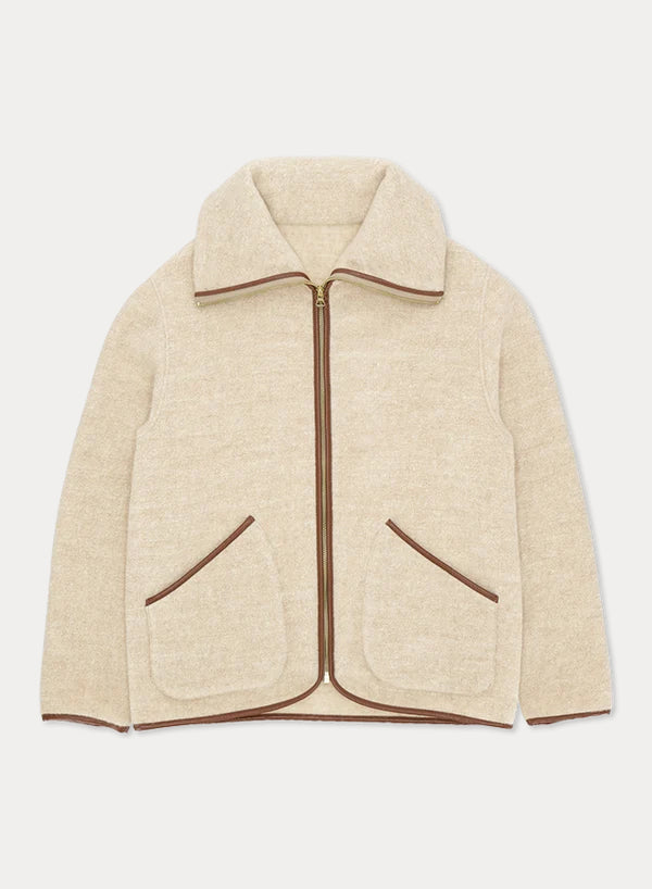Lolie Teddy Jacket In Cashmere and Silk