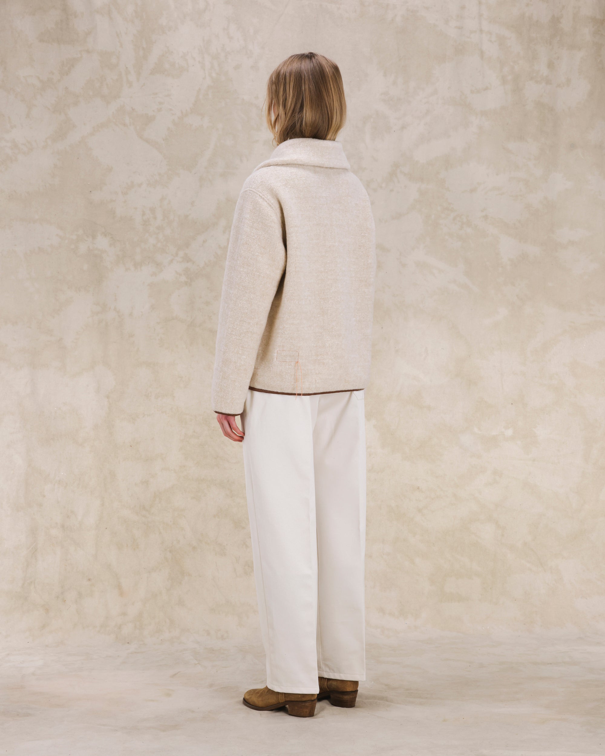 Lolie Giacca Teddy In Cashmere E Seta 