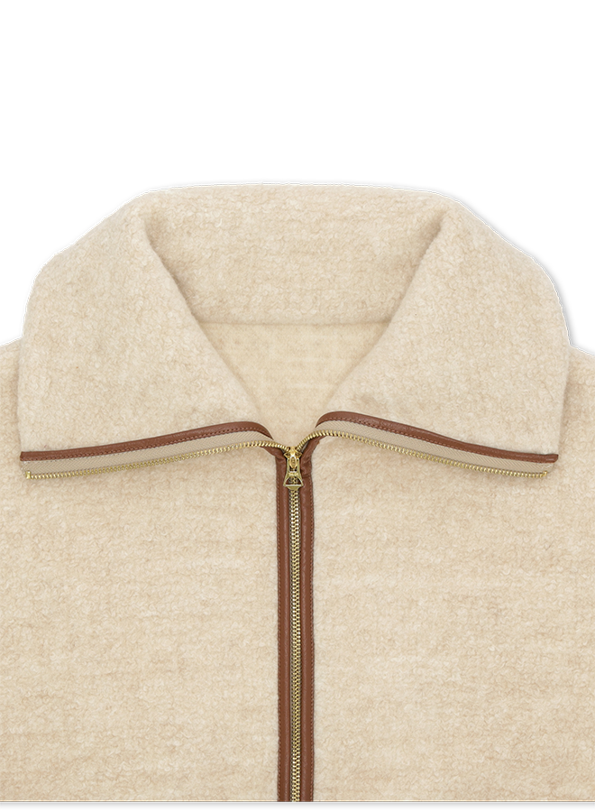 Lolie Giacca Teddy In Cashmere E Seta 