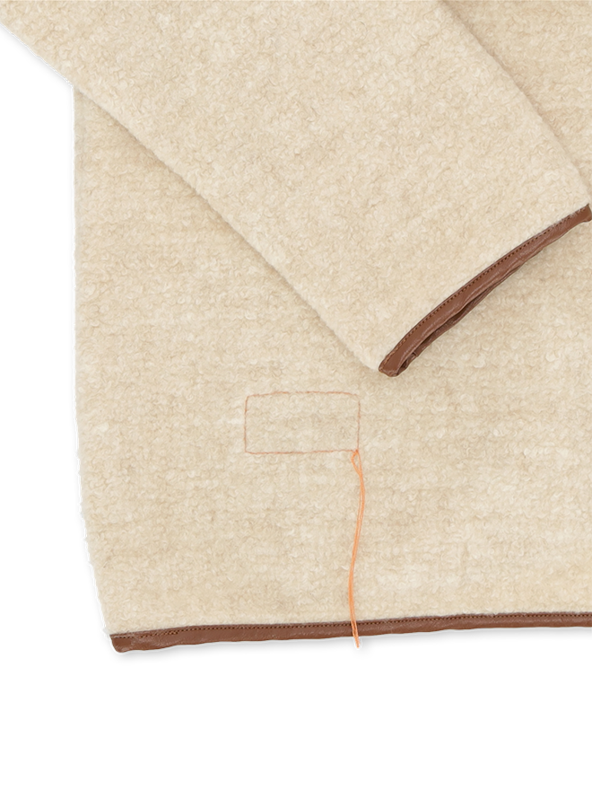 Lolie Giacca Teddy In Cashmere E Seta 