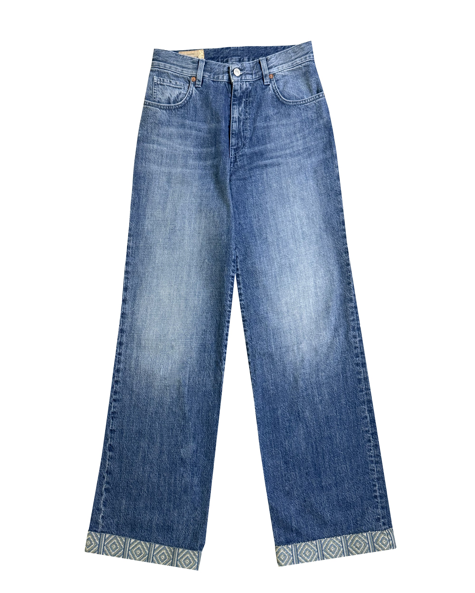 Loosep Loose Fit Denim Pants Custom Wash