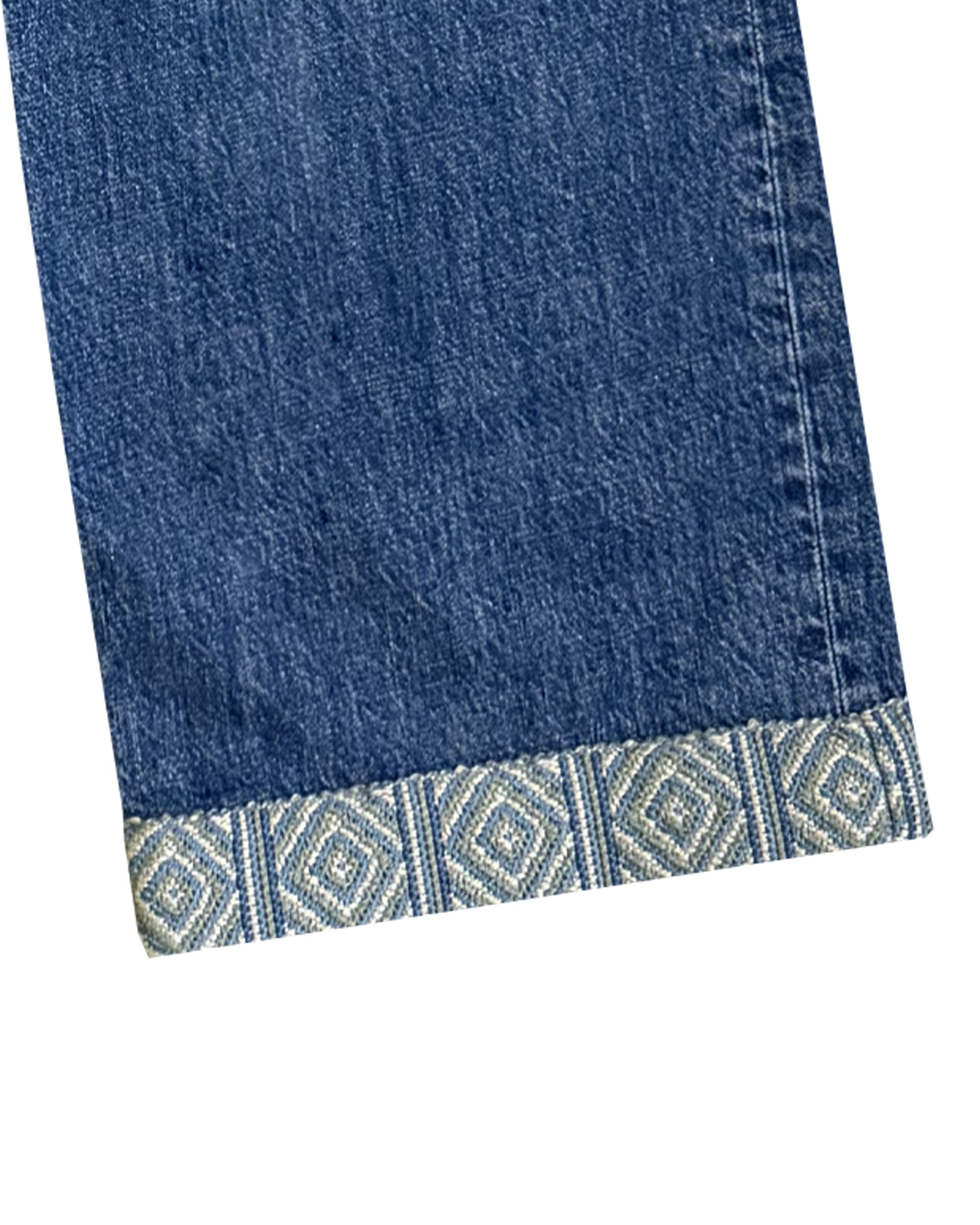 Loosep Loose Fit Denim Pants Custom Wash