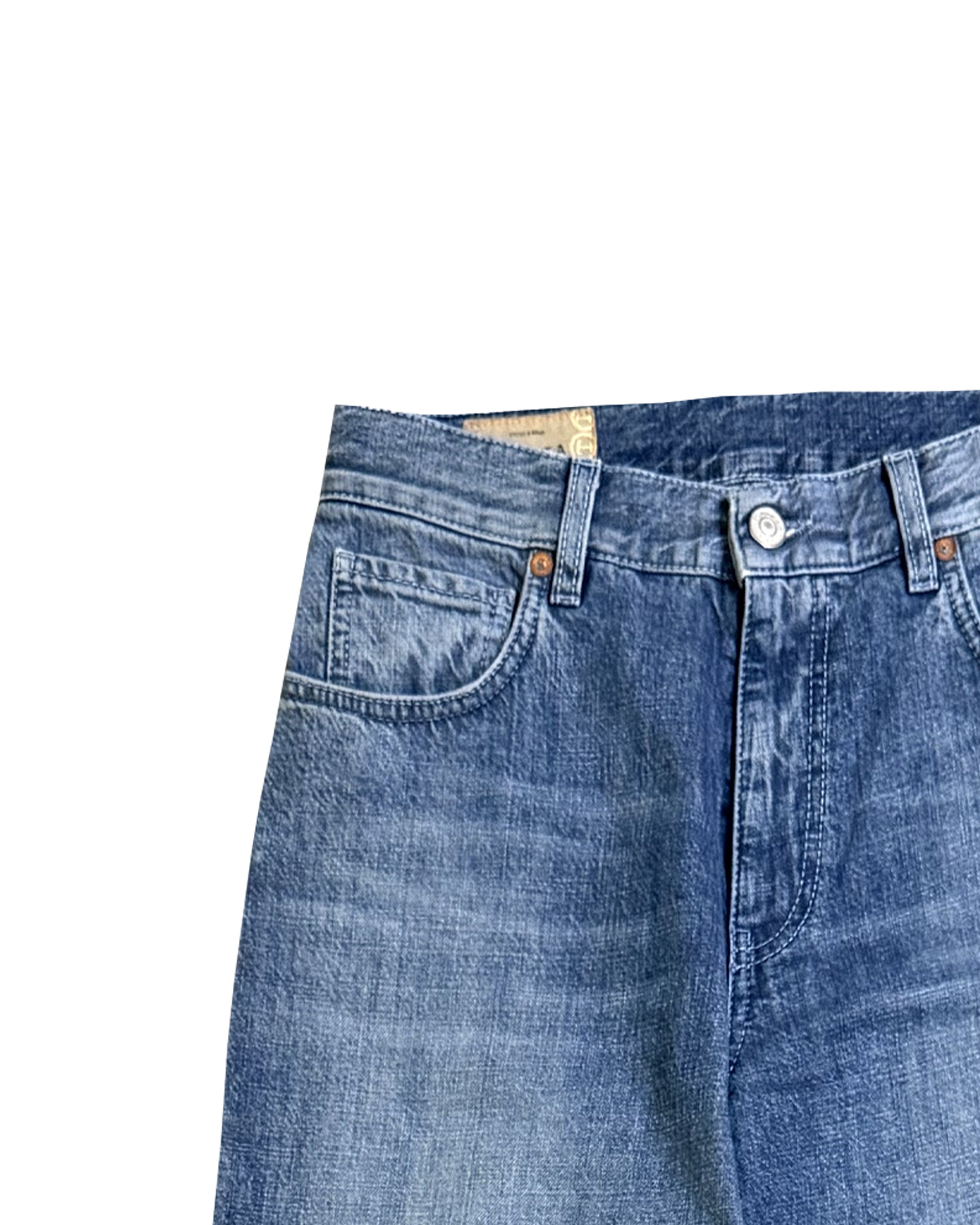 Loosep Loose Fit Denim Pants Custom Wash