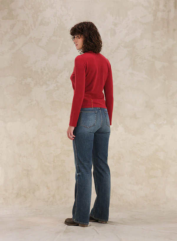 Lou Cashmere Henley Sweater