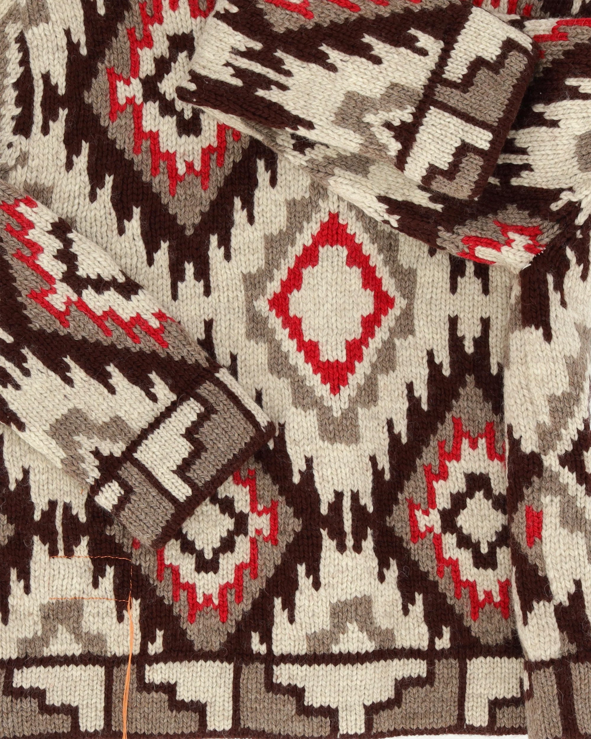 Lydie Cardigan In Lana Motivo Navajo