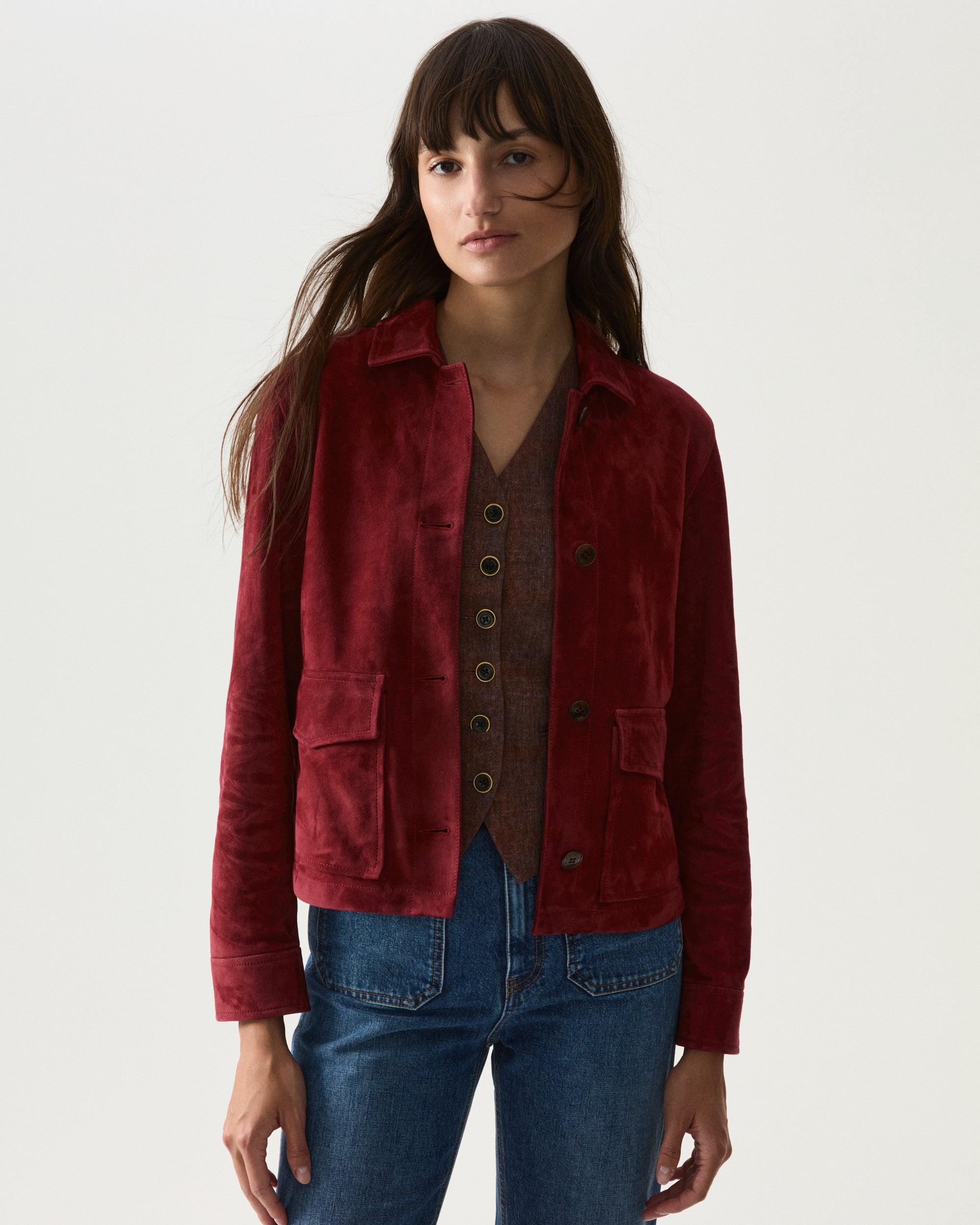 Maelle Suede Jacket