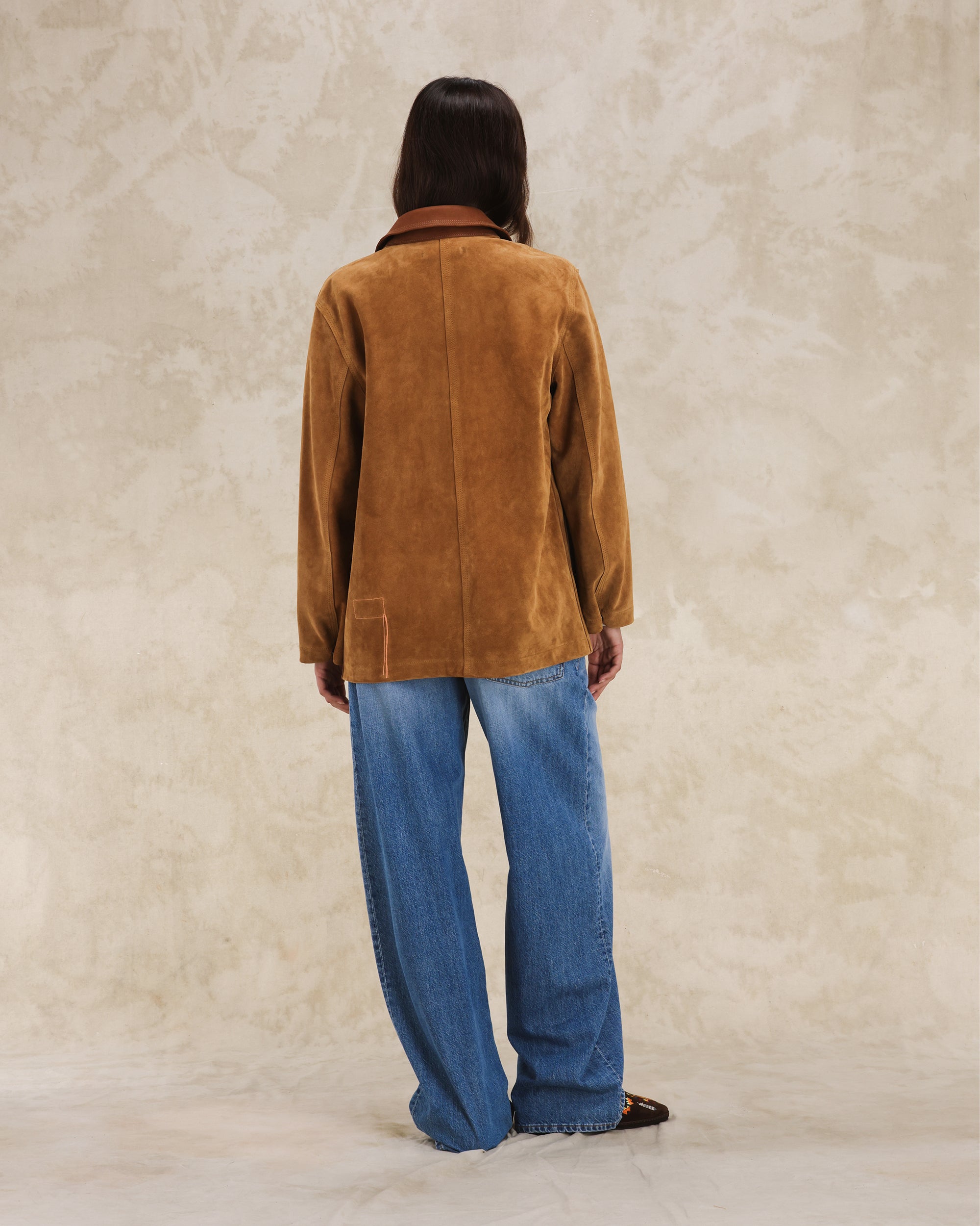 Montana Giacca Work In Pelle Scamosciata