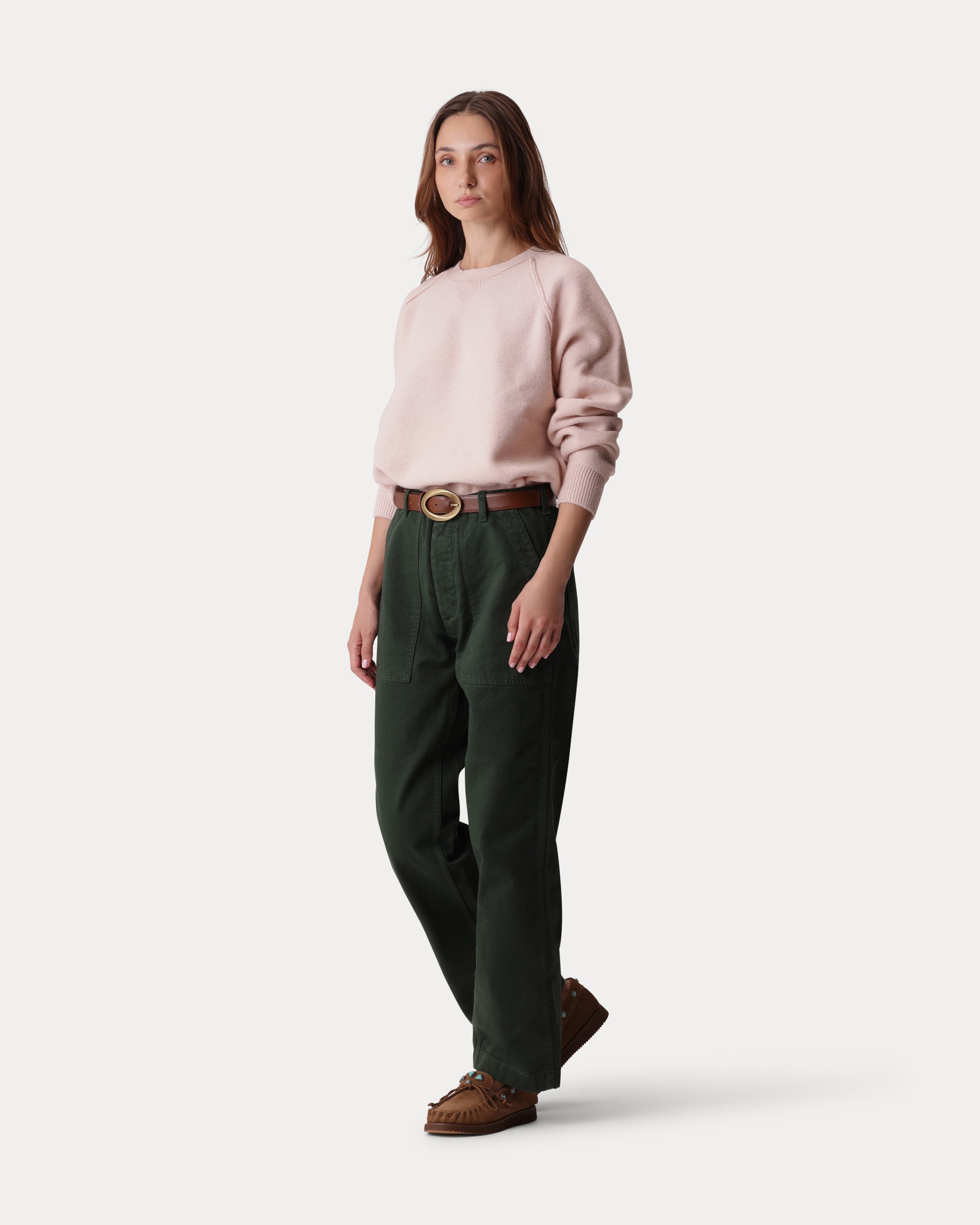 Newfatigue Pantaloni Fatigue in Bull di Cotone