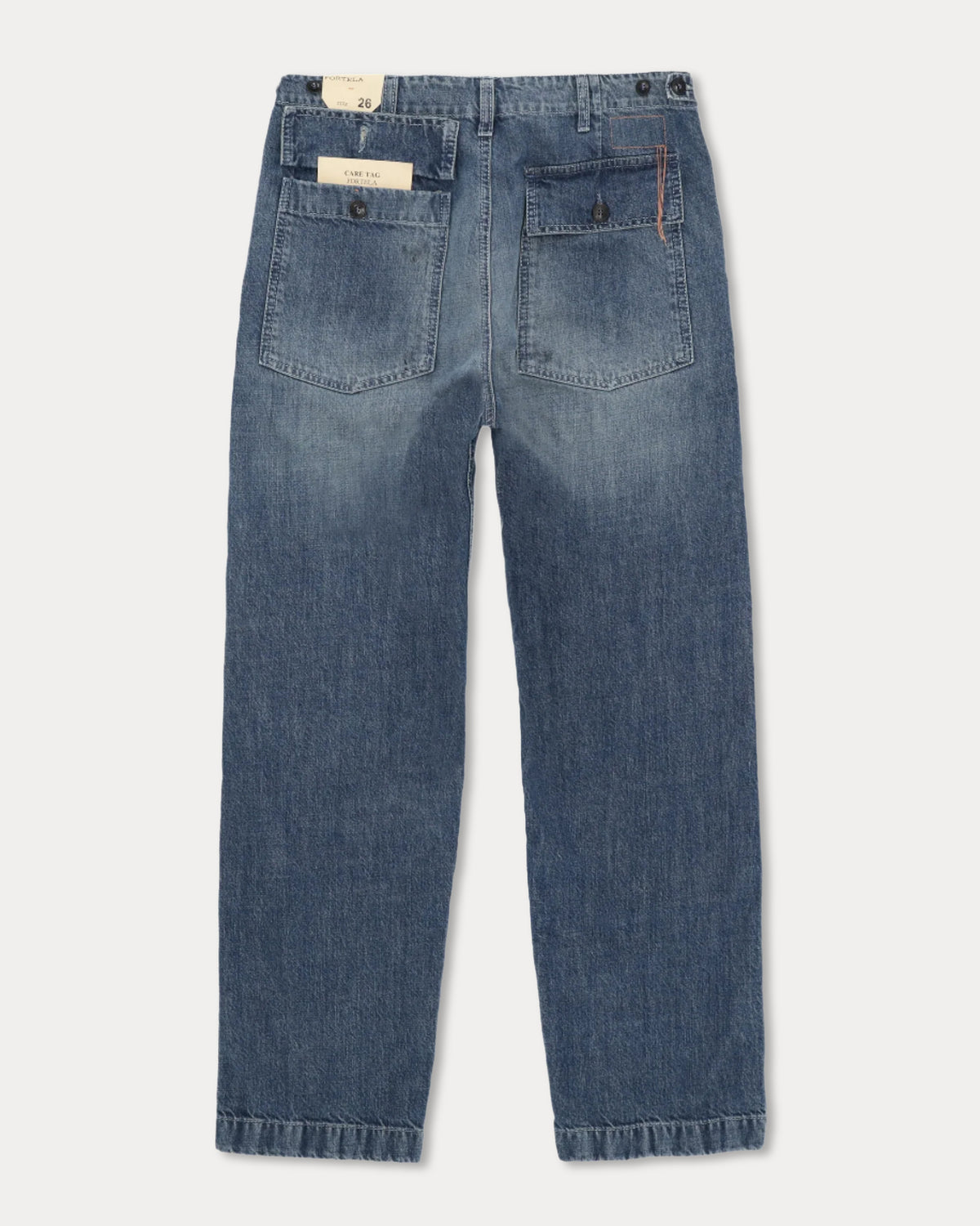 Newfatigue Pantaloni in Denim Custom Wash