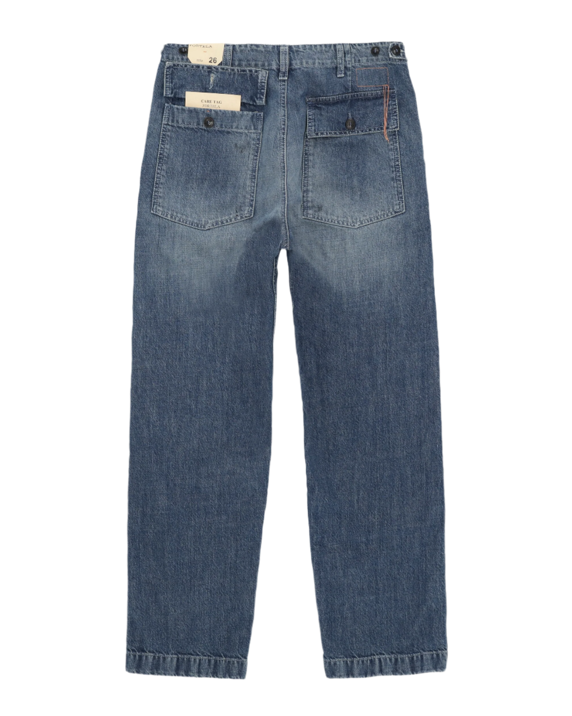 Newfatigue Pantaloni in Denim Custom Wash