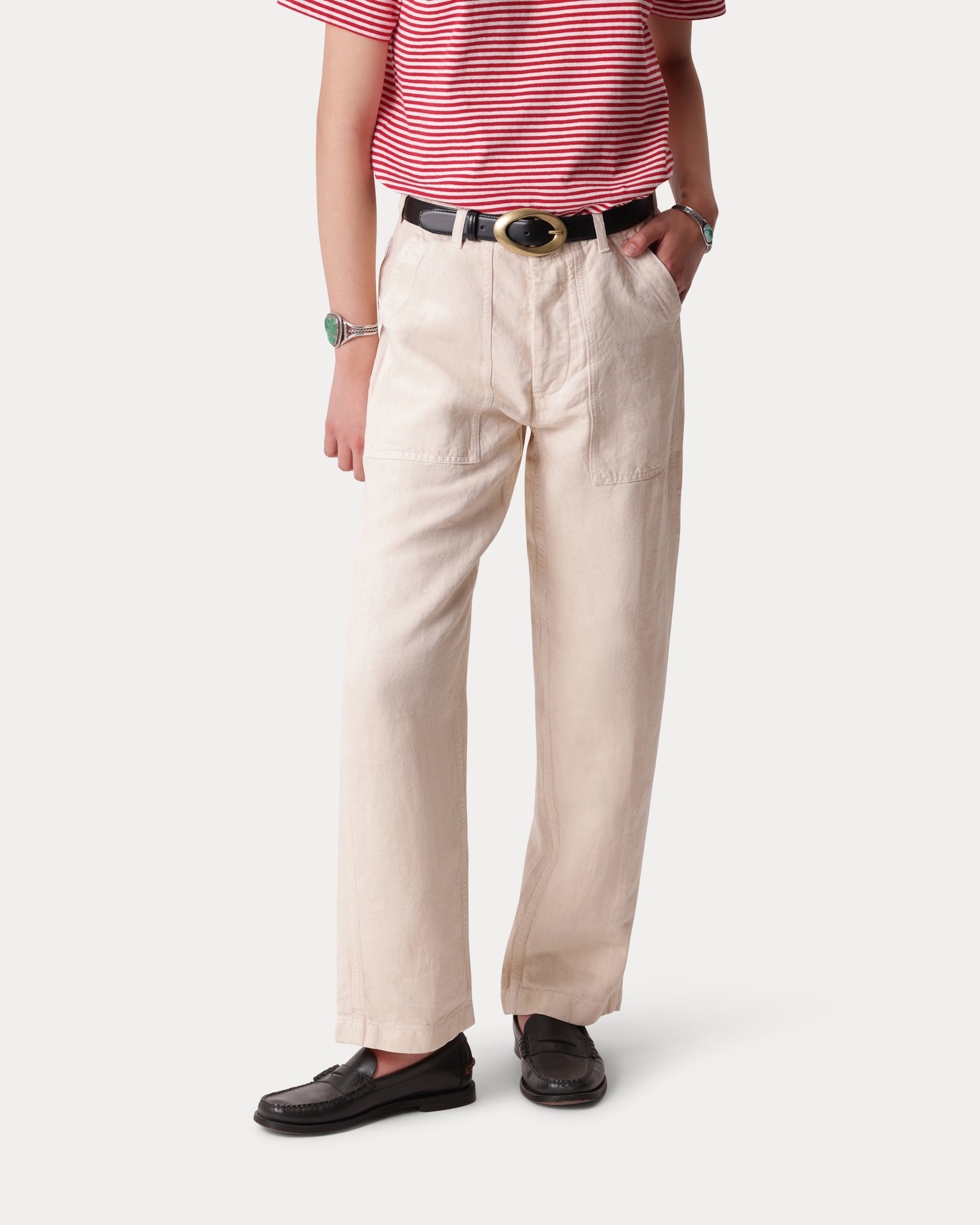 Newfatigue Linen Fatigue Pants