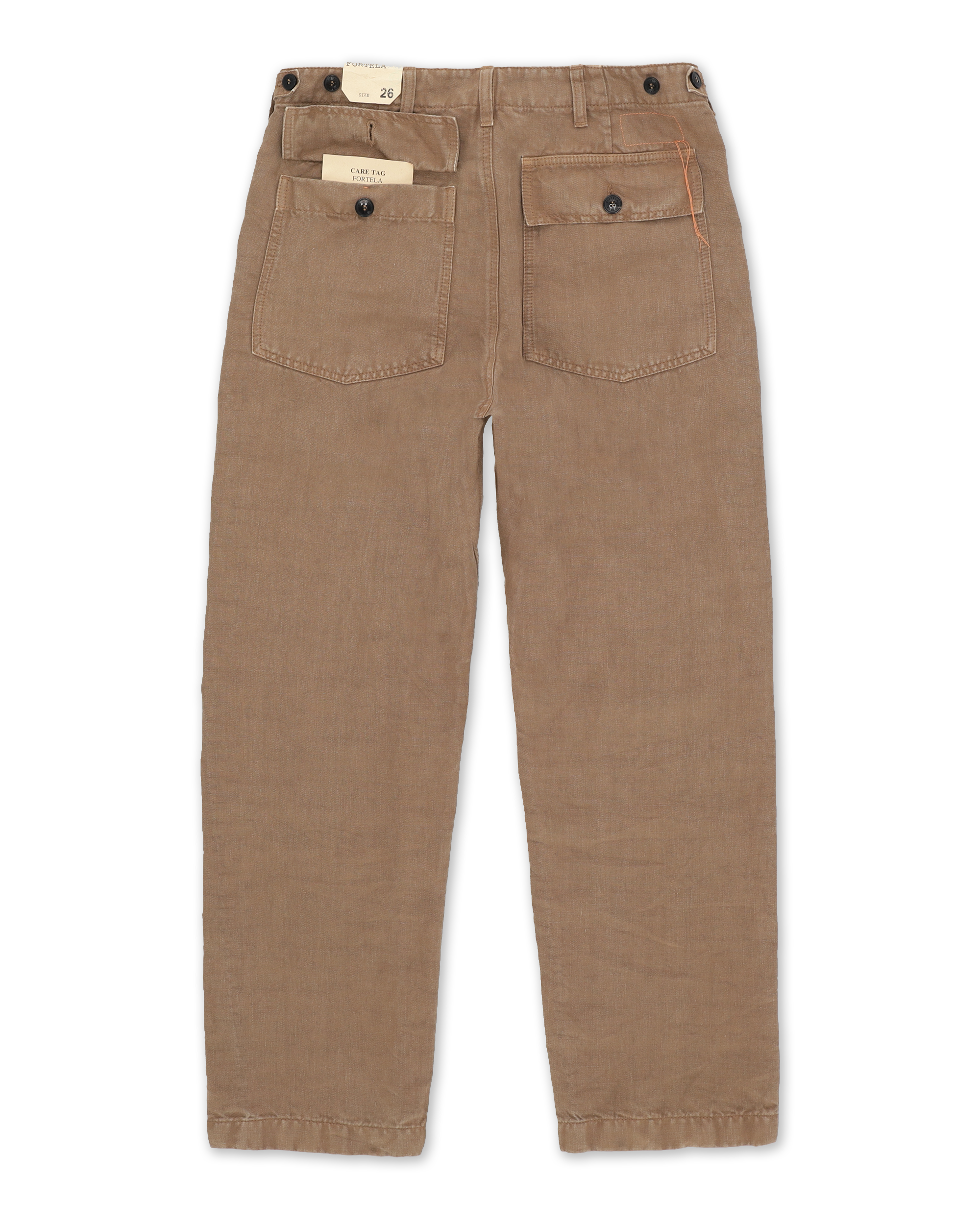 Newfatigue Pantaloni Fatigue In Lino