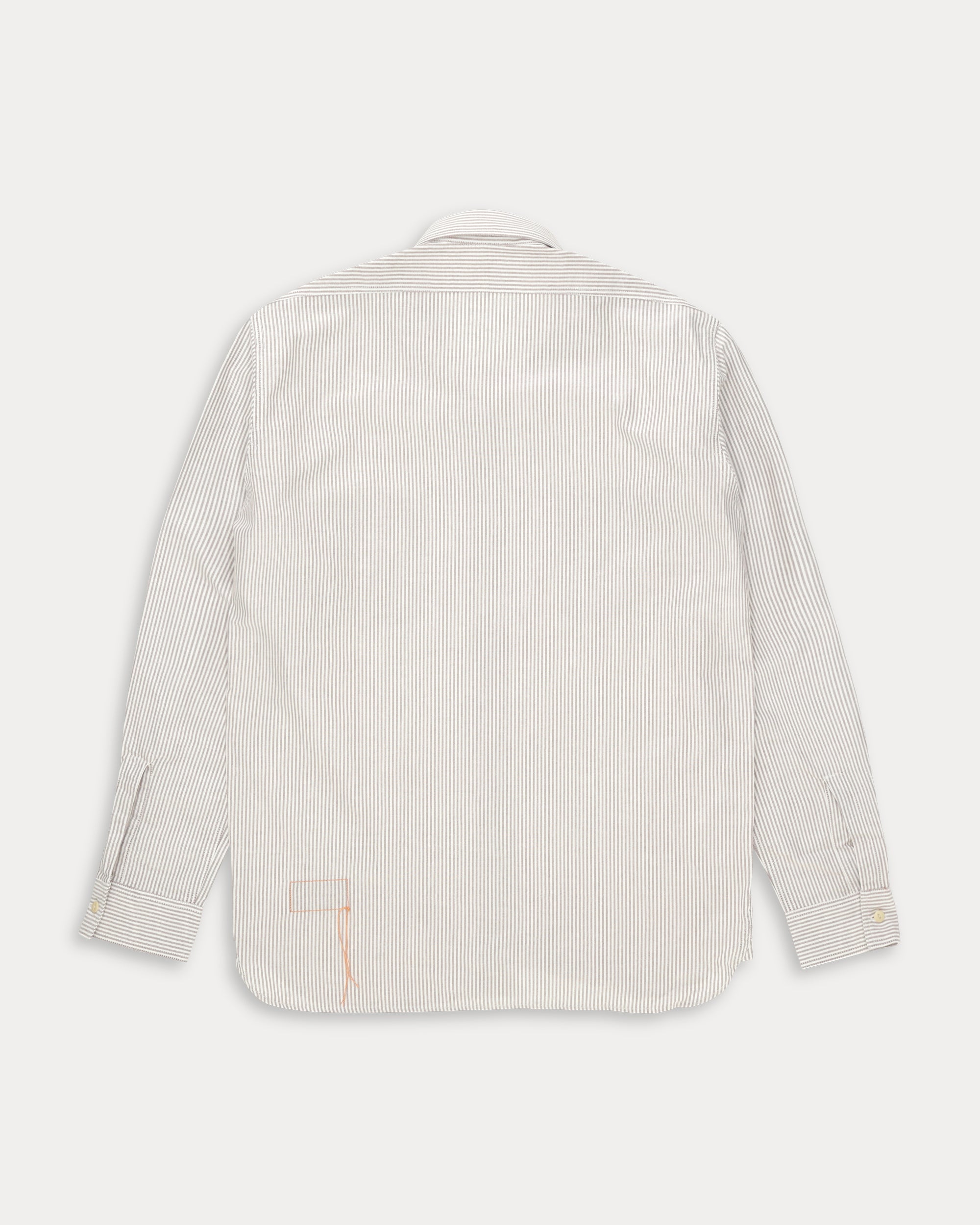 Work Striped Oxford Cotton Shirt