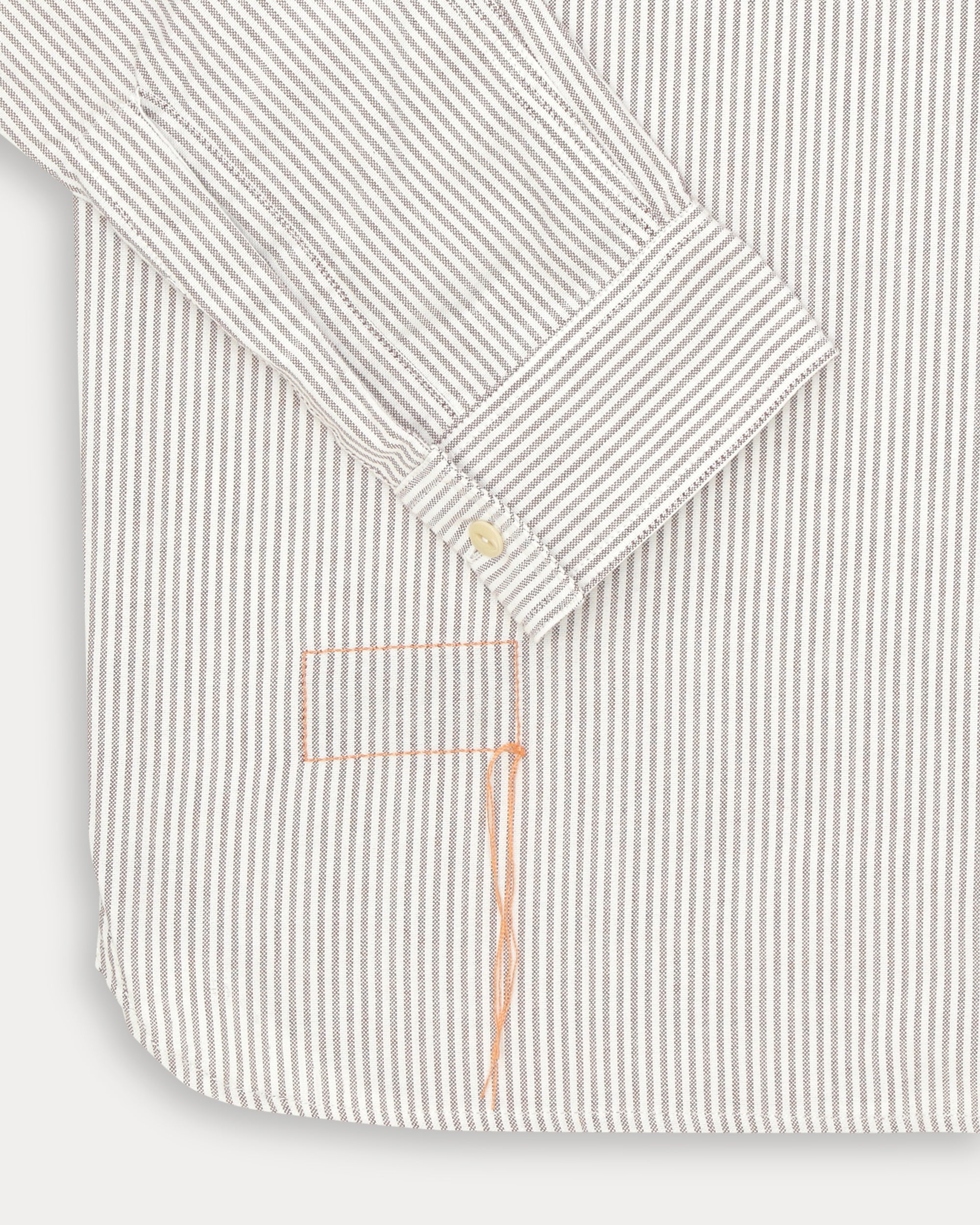 Work Striped Oxford Cotton Shirt