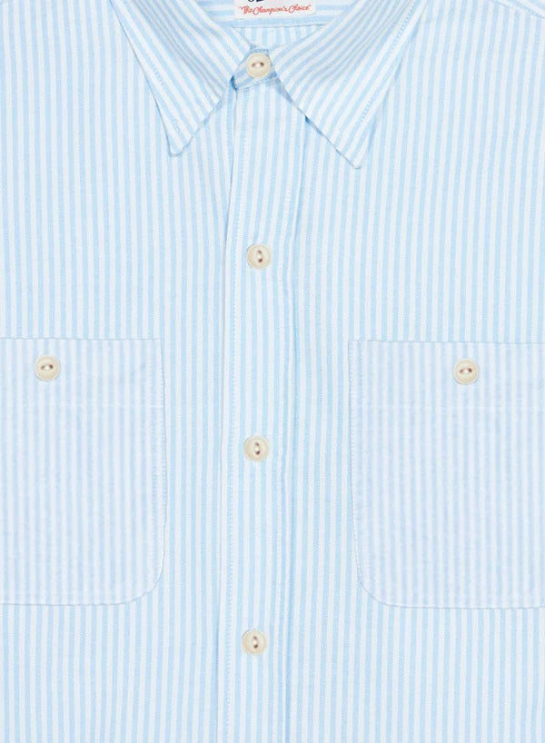 Work Striped Oxford Cotton Shirt