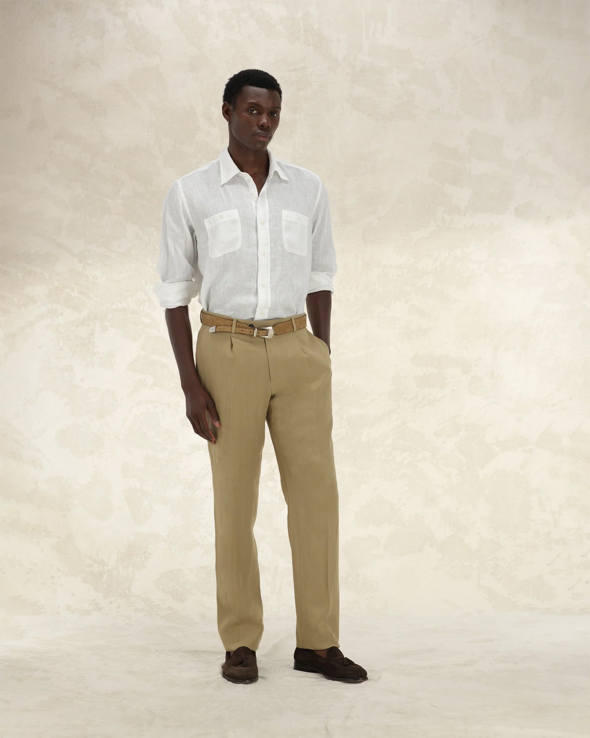 Work Linen Shirt