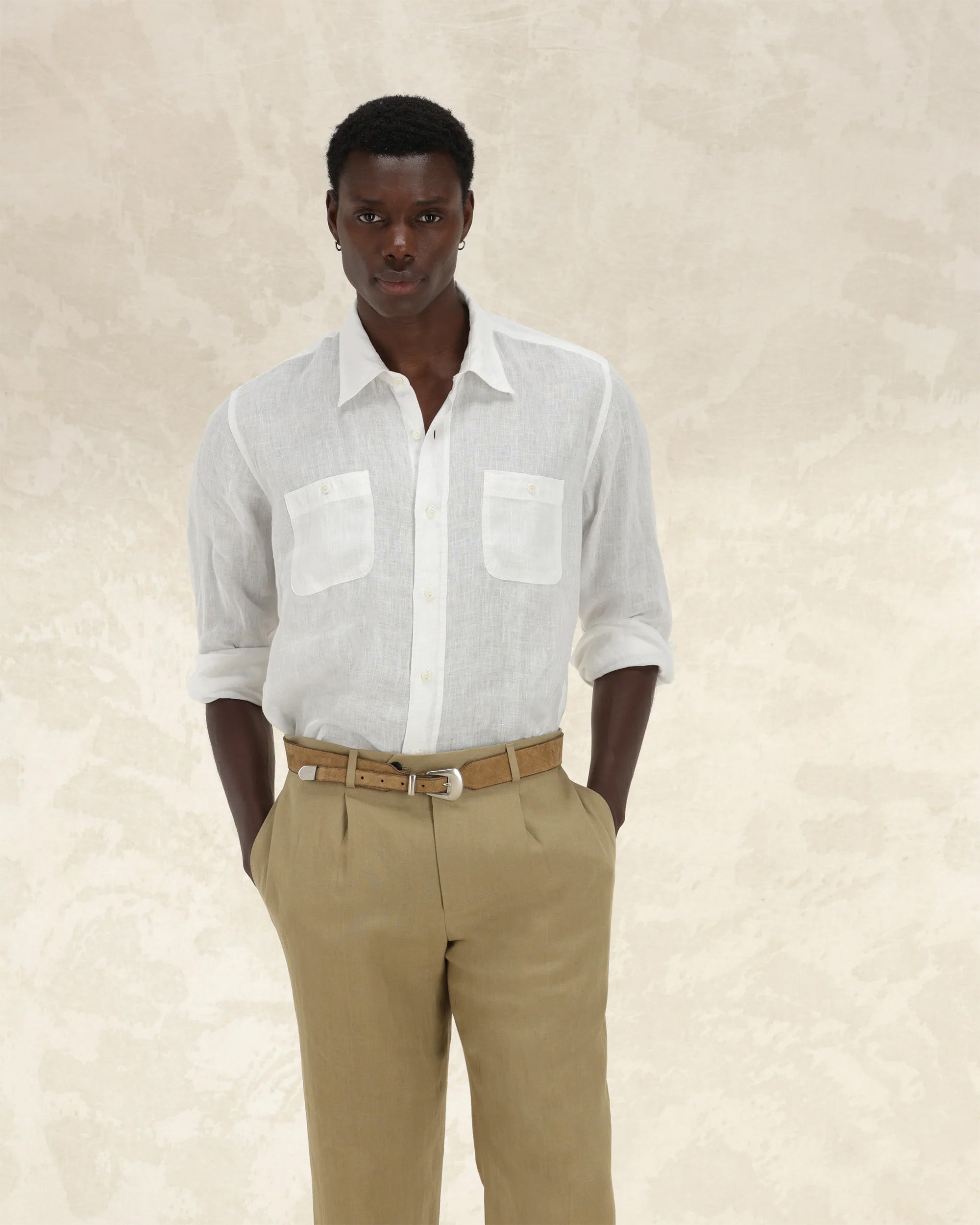 Work Linen Shirt