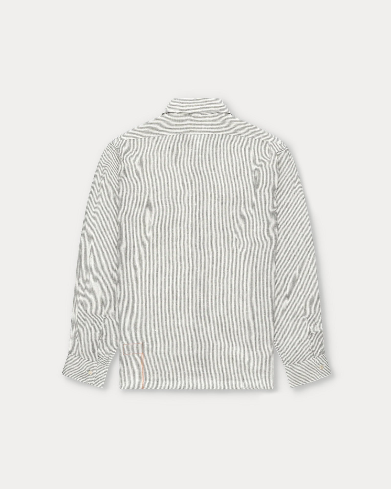 Work Striped Linen Shirt