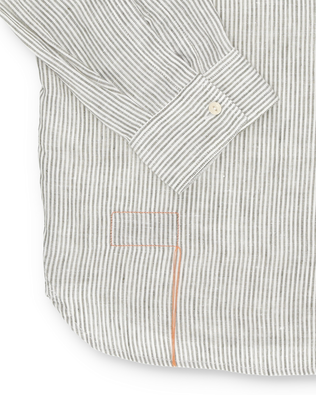 Work Camicia In Lino A Righe