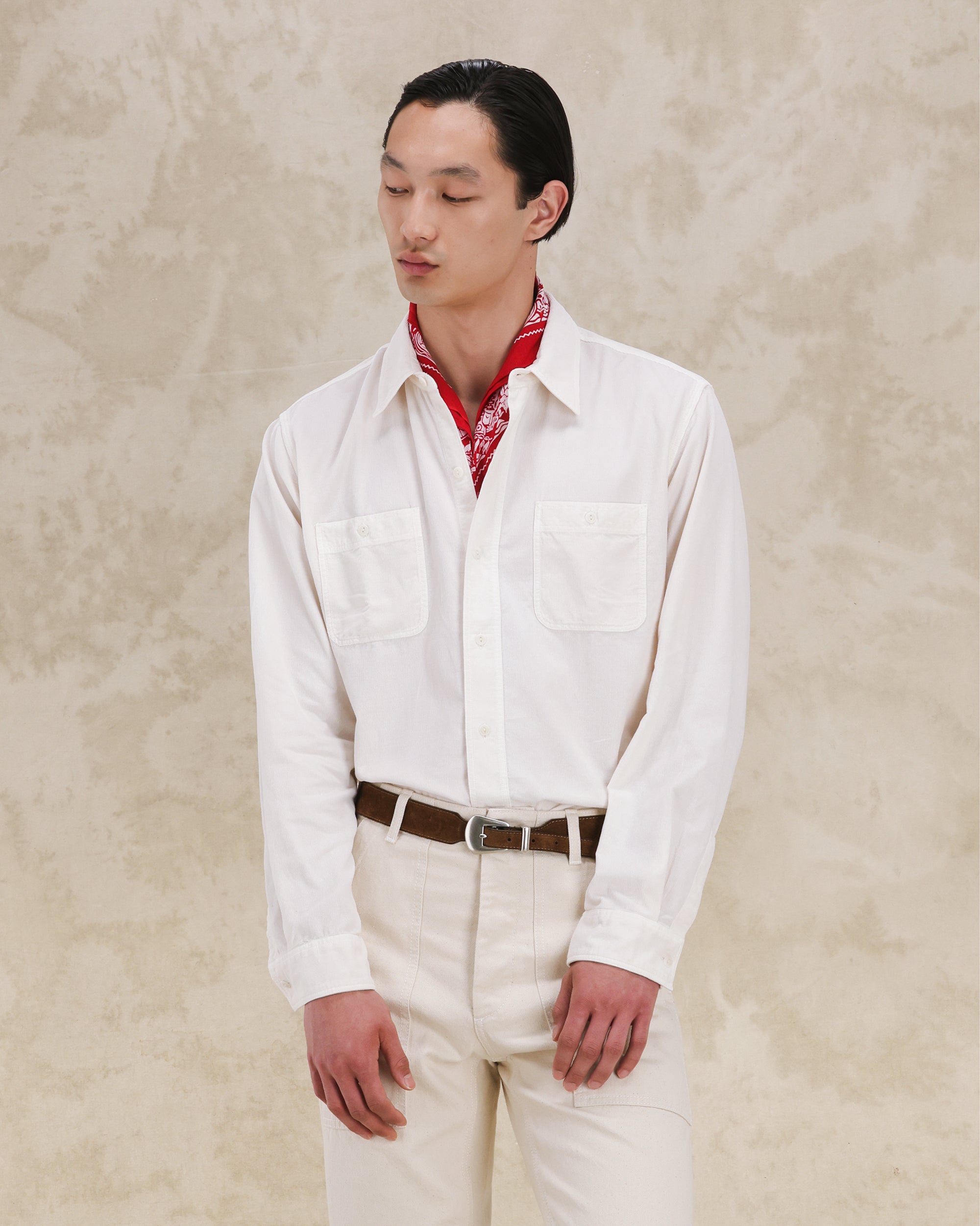 Work Camicia In Velluto A Coste