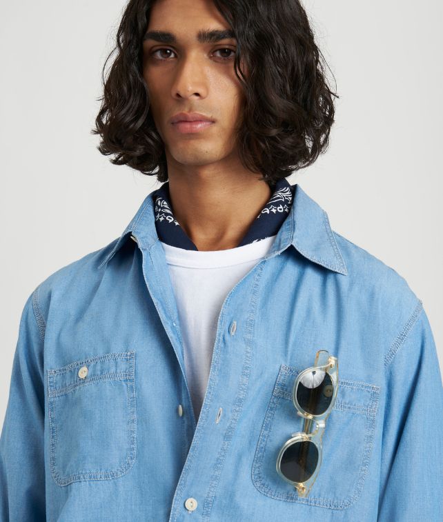 Workj Camicia In Chambray